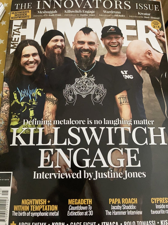 Metal Hammer May 2022 Killswitch Engage Collectors Cover interviewed by Justine Jones