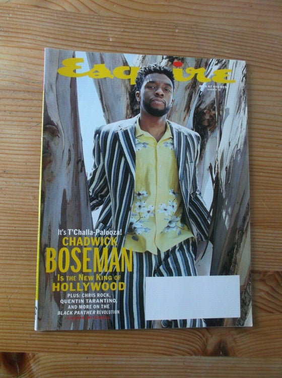 ESQUIRE USA Magazine.Summer 2018. Chadwick Boseman