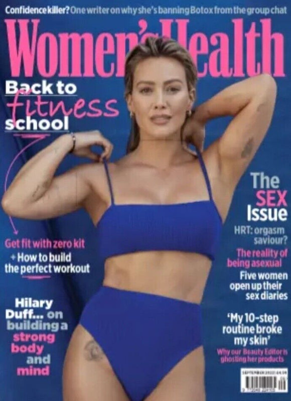 Women's Health (UK) Magazine - September 2022 - Hilary Duff