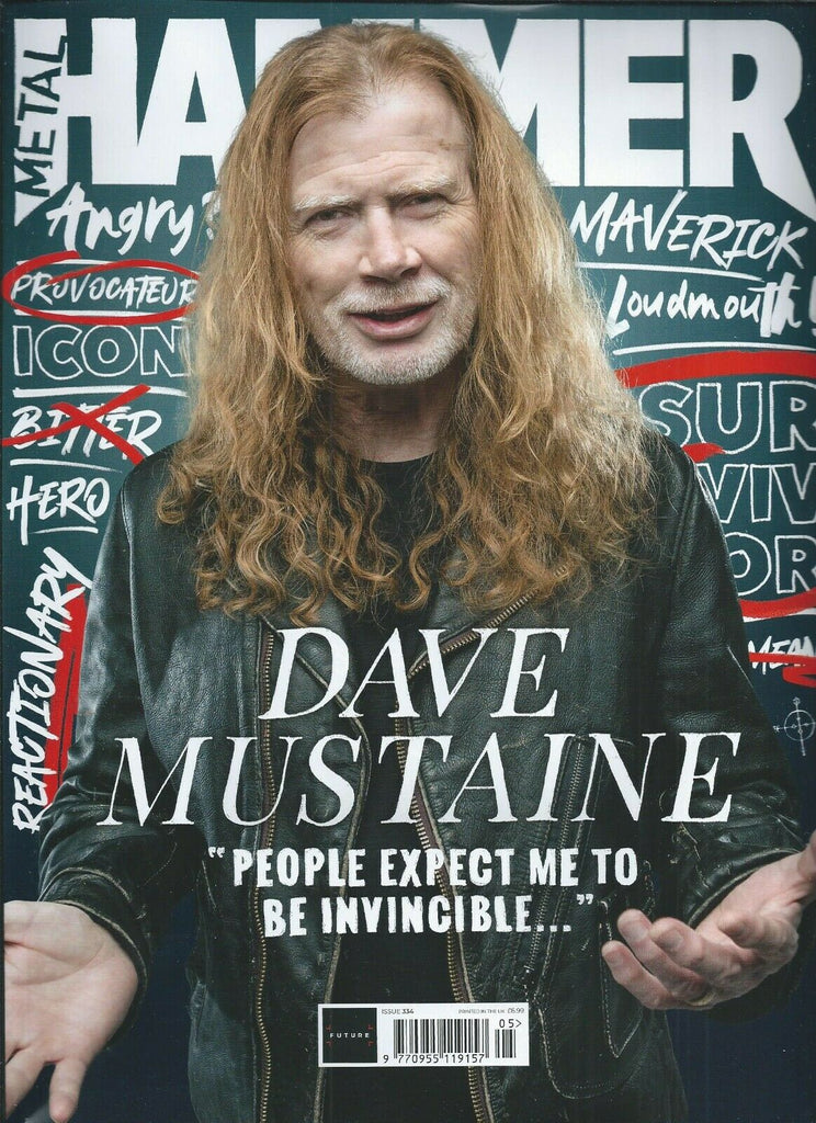 UK Metal Hammer Magazine May 2020: MEGADETH Dave Mustaine + Free Gifts
