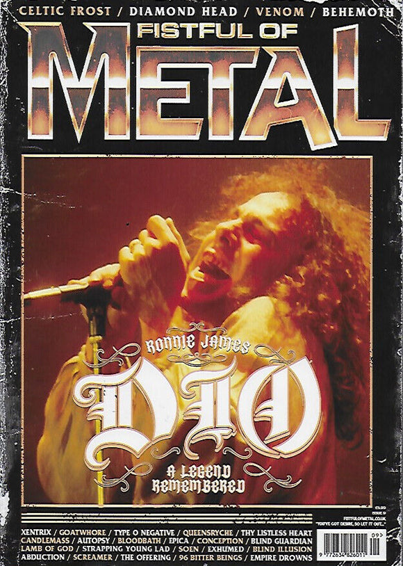 Fistful Of Metal Magazine - Issue 9 RONNIE JAMES DIO TRIBUTE
