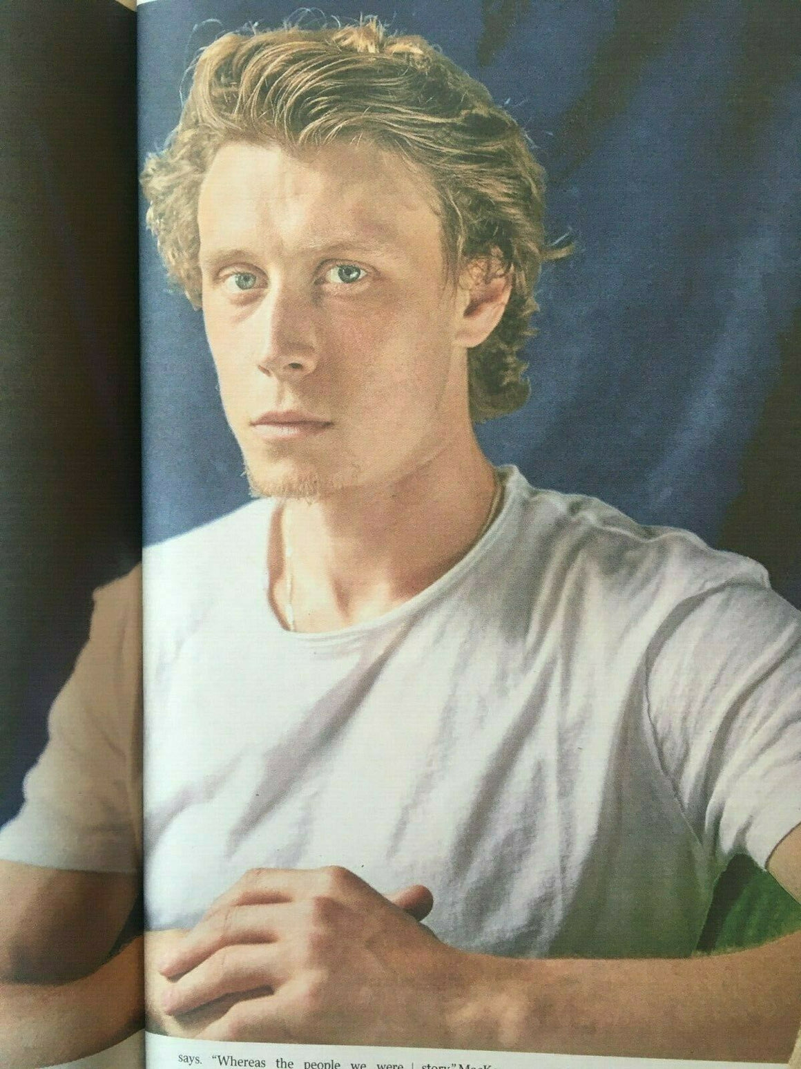 UK Times Review Jan 2020: GEORGE MACKAY 1917 PHOTO COVER INTERVIEW - CLAES BANG