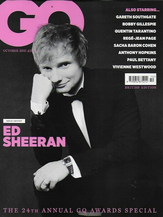 British GQ Magazine October 2021 Ed Sheeran Collectors Cover
