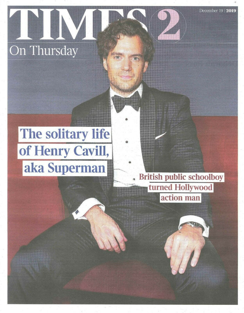 UK Times T2 December 2019: HENRY CAVILL The Witcher COVER FEATURE