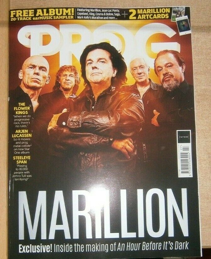 Prog magazine #127 2022 Marillion inside the making of An Hour Before It's Dark