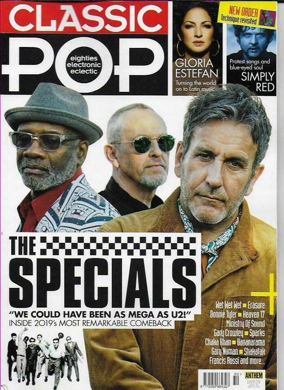 UK Classic Pop Magazine MARCH 2019: THE SPECIALS Simply Red GARY NUMAN Francis Rossi