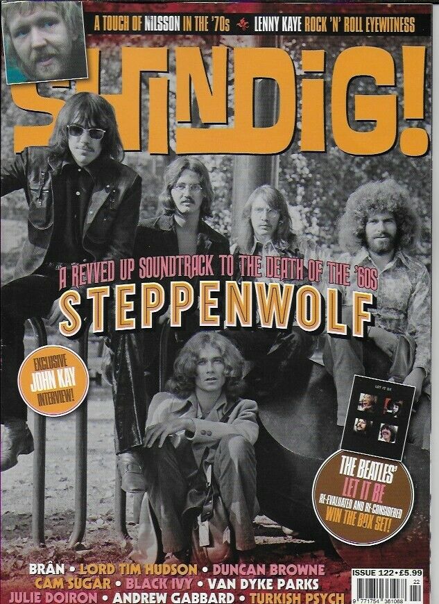 SHINDIG MAGAZINE - Issue 122 John Kay and Steppenwolf