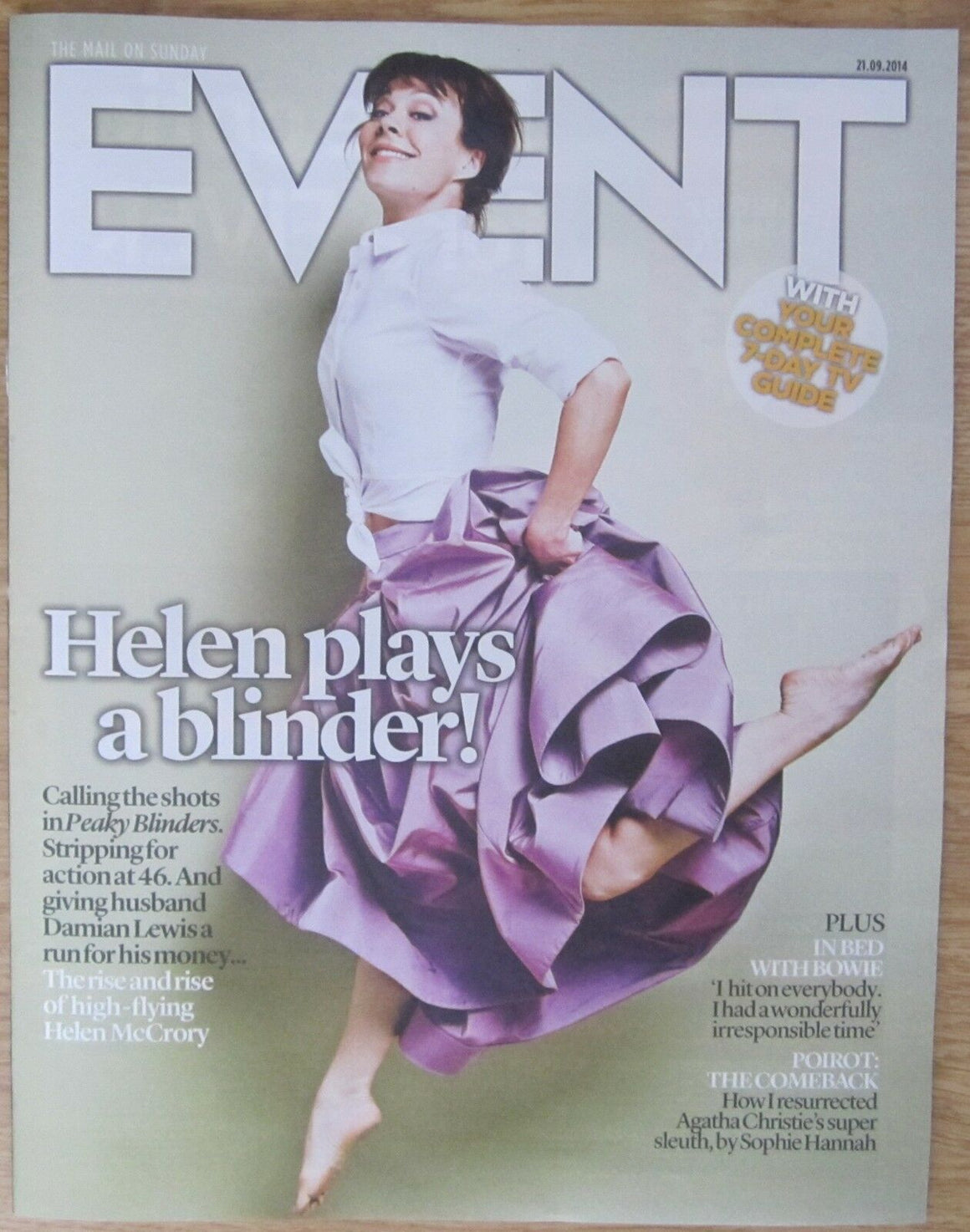 EVENT Mag 21/09/2014 HELEN MCCRORY Cover Feature