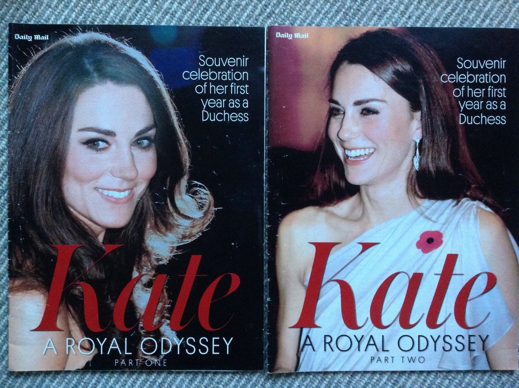 Daily Mail Souvenir Celebration of Kate Middleton A Royal Odyssey part 1&2
