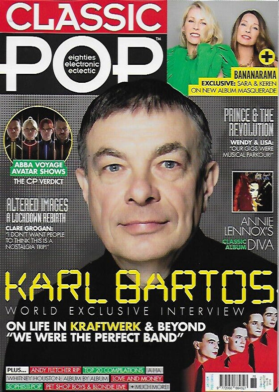 Classic Pop Mag #76: Jul/Aug 2022 KRAFTWERK Abba Bananarama Exclusive