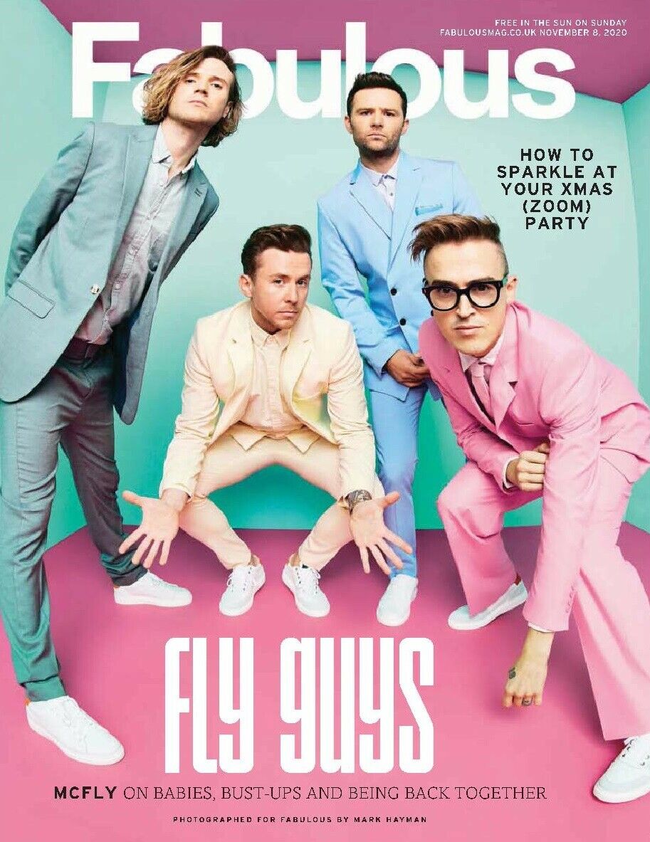 UK Fabulous Magazine November 2020: MCFLY WORLD EXCLUSIVE
