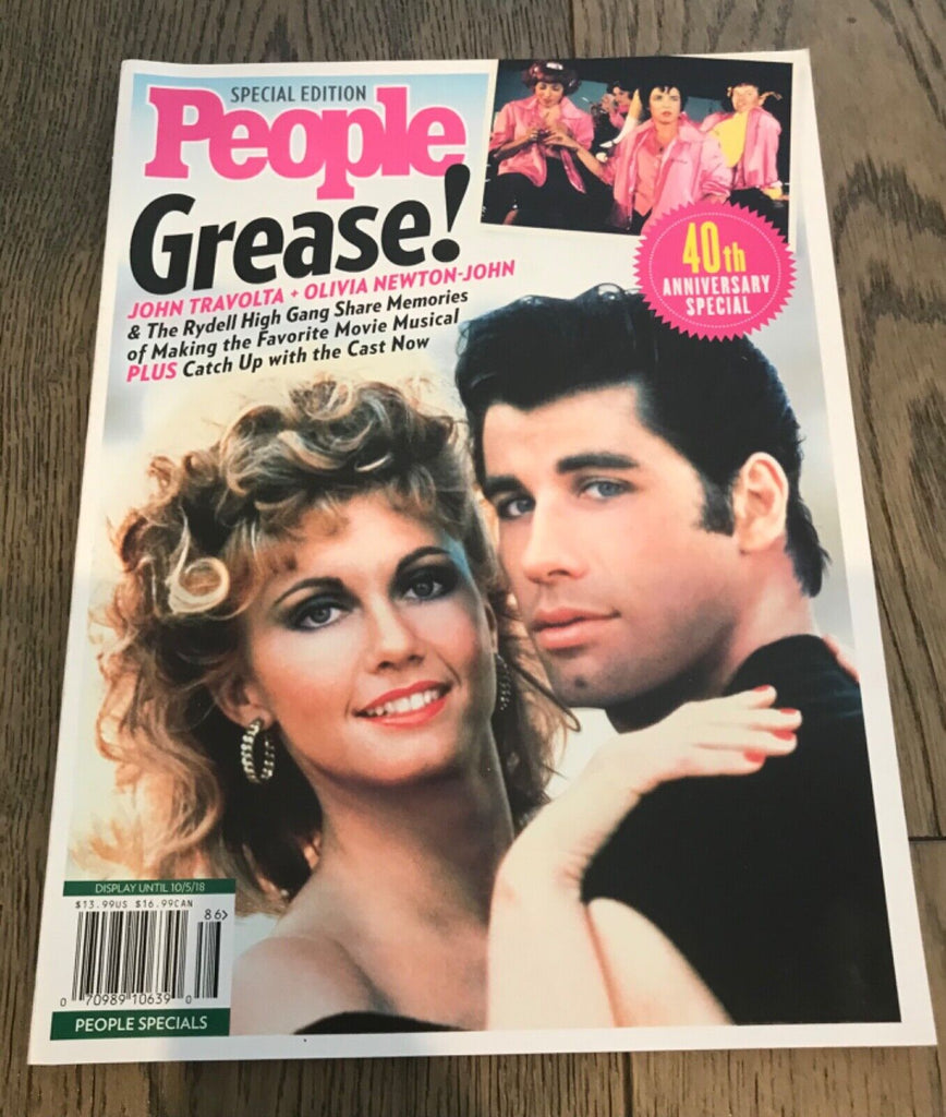 Olivia Newton John Grease People 40th Anniversary Magazine 2018