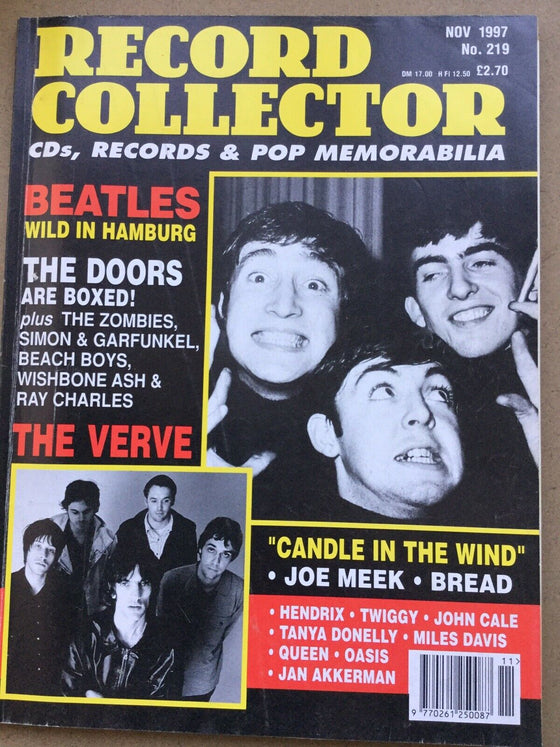 Record Collector Magazine #219 - November 1997 - The Beatles Paul McCartney