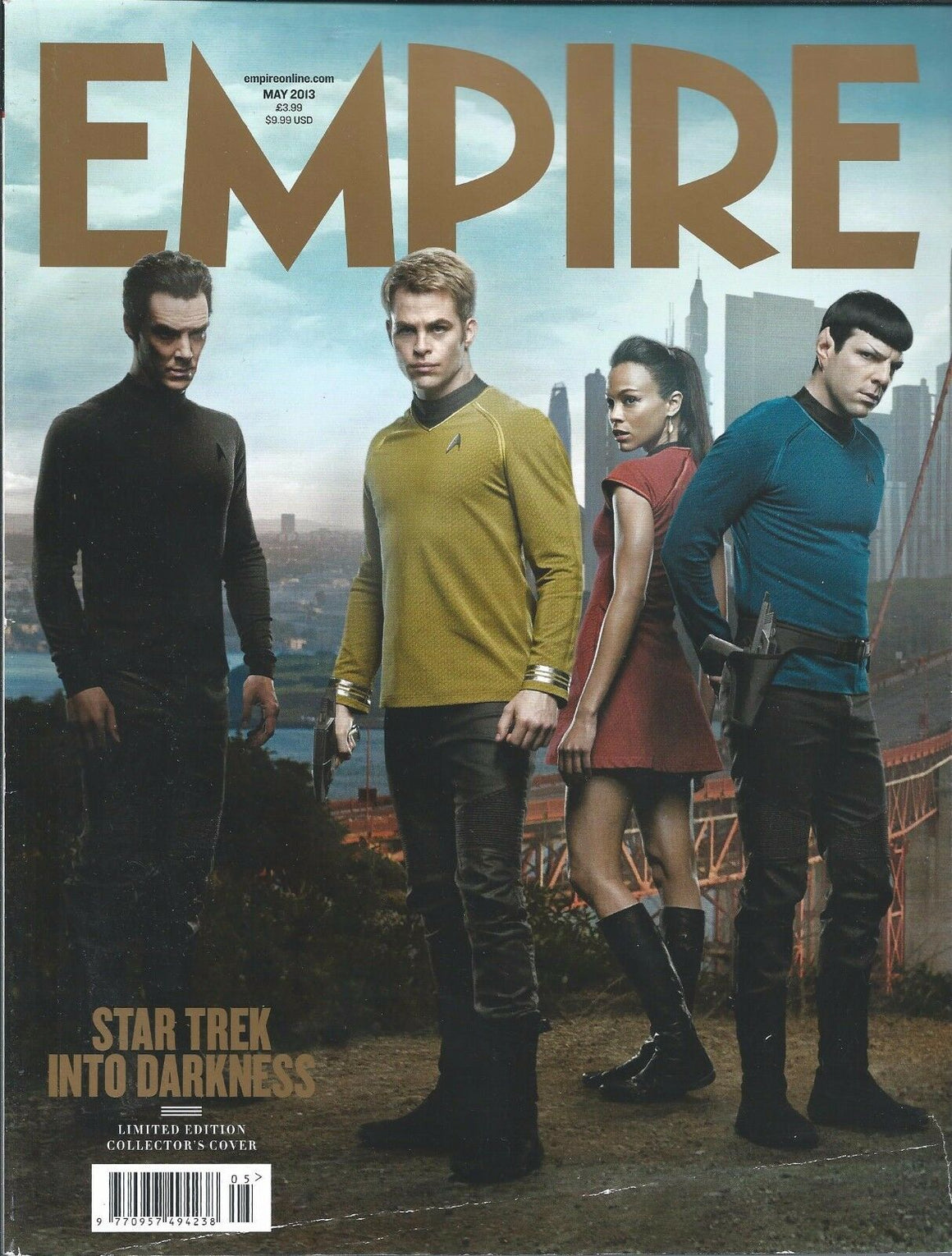 EMPIRE MAGAZINE #287 MAY 2013: STAR TREK BENEDICT CUMBERBATCH COLLECTOR'S COVER