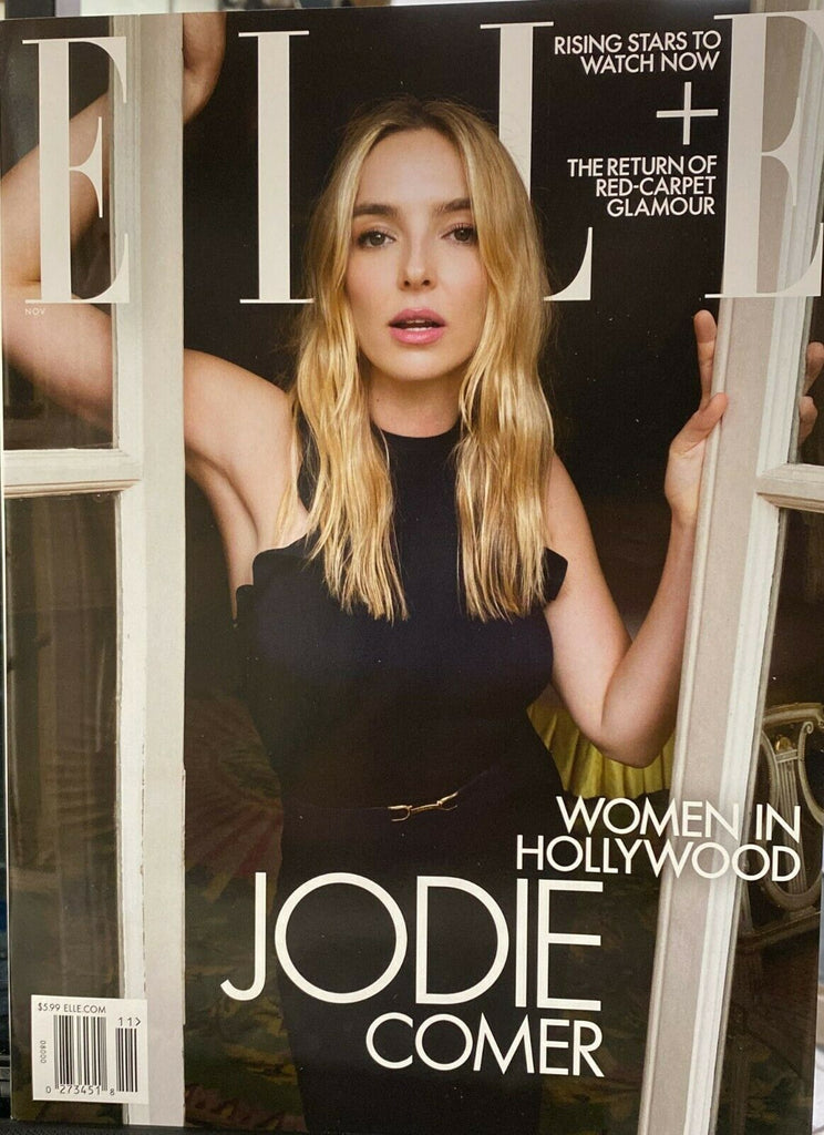 ELLE MAGAZINE US NOVEMBER 2021 JODIE COMER COVER