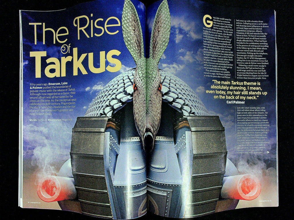 PROG MAGAZINE- Issue 125 Emerson Lake & Palmer RUSH + CD