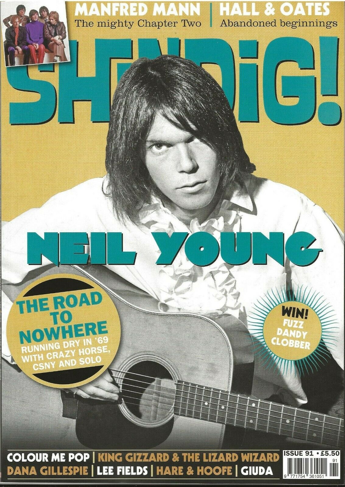 SHINDIG! ISSUE #91 MAY 2019 NEIL YOUNG MANFRED MANN HALL & OATES UK