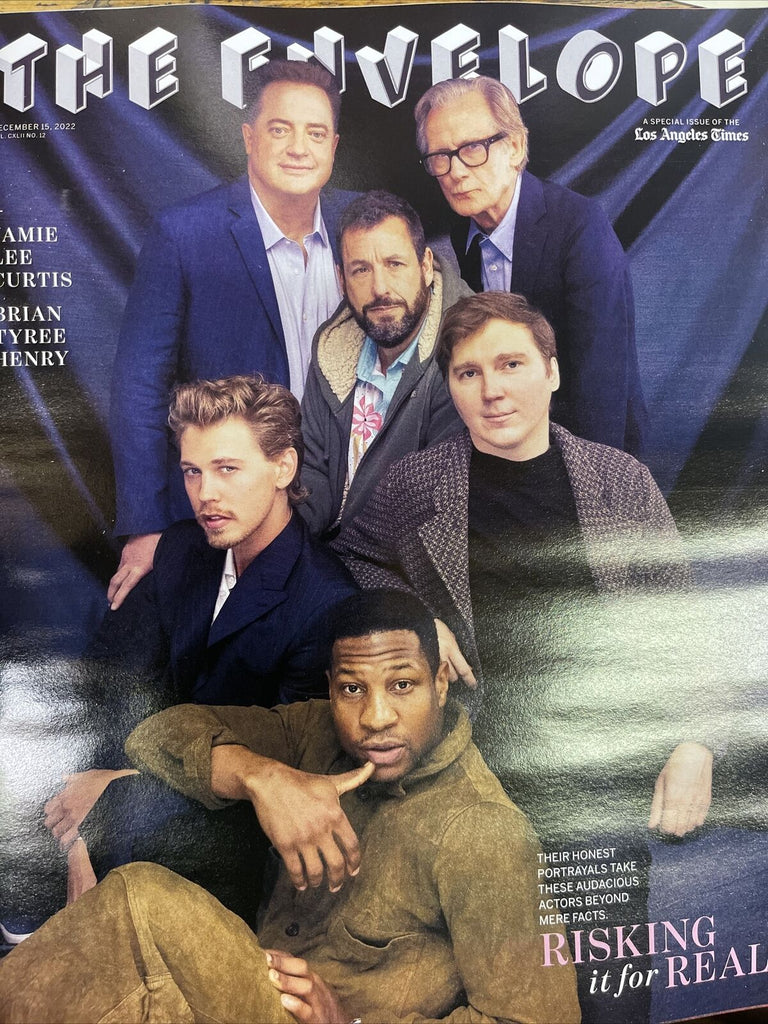 ENVELOPE MAGAZINE AUSTIN BUTLER BRENDAN FRASER L.A. TIMES DECEMBER 15 2022 (US Only)