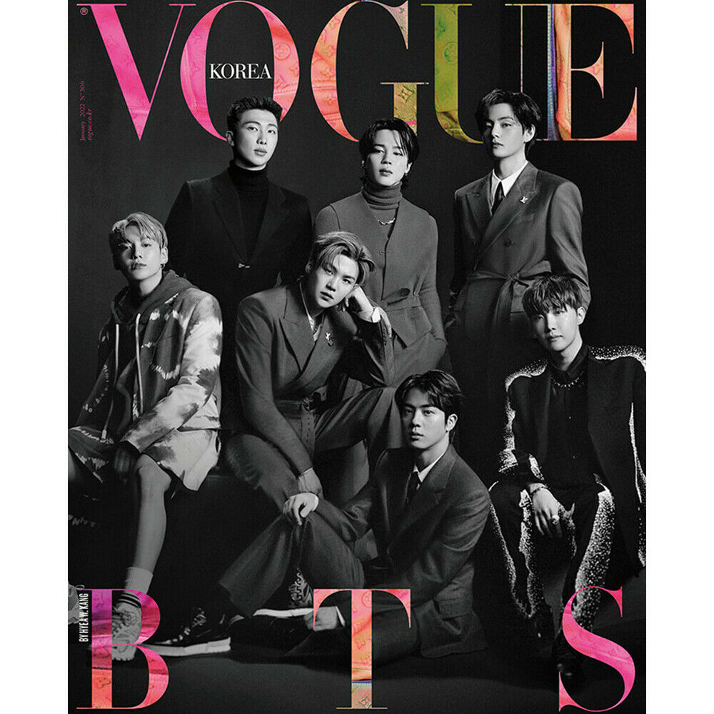 BTS VOGUE GQ KOREA January 2022 (Choose your cover) Tracked Worldwide!