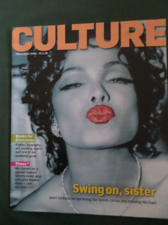 UK Sunday Times Culture Magazine November 2009: Janet Jackson World Exclusive