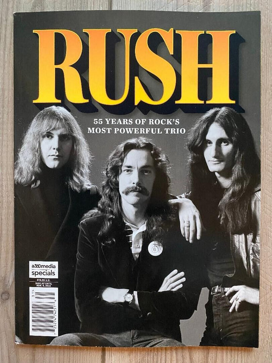 RUSH - 55 Years Of Rock's MOST POWERFUL TRIO 2022 Magazine (US Customers only)