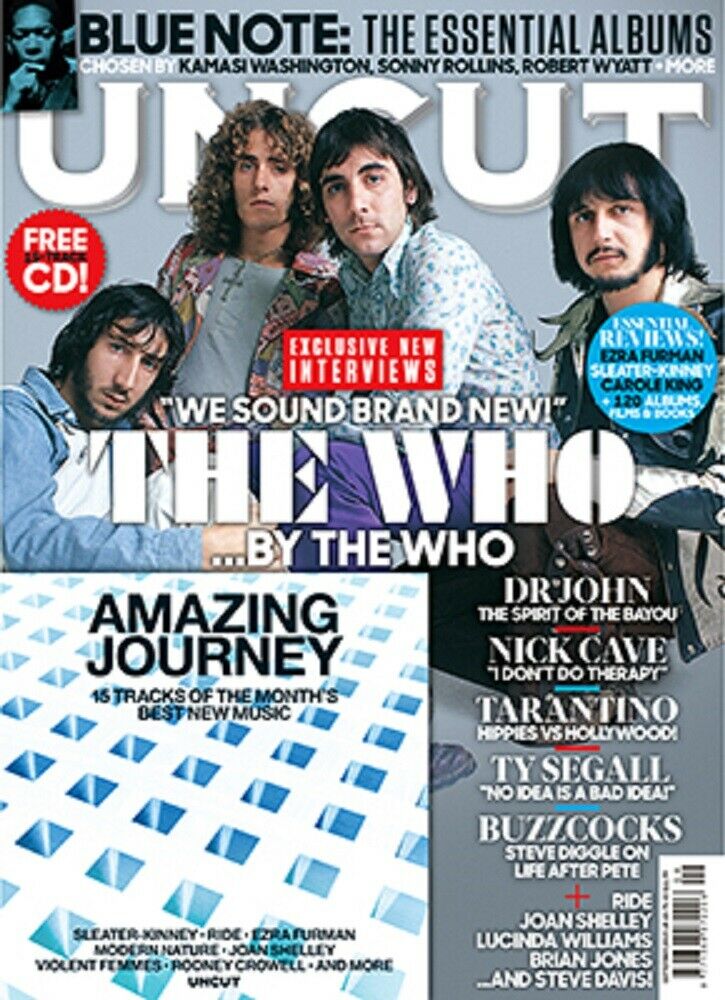 UK Uncut Magazine September 2019: THE WHO Roger Daltrey NICK CAVE Brian Jones & CD