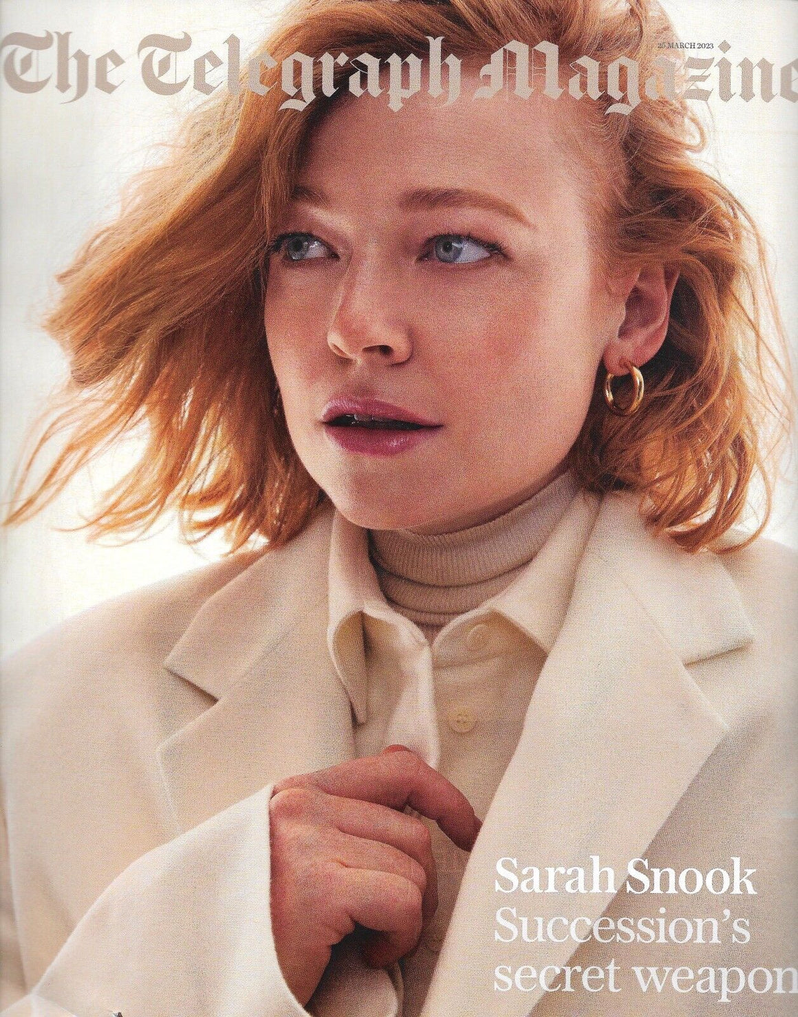 The Telegraph magazine - SARAH SNOOK Succession Interview (25 March 2023)