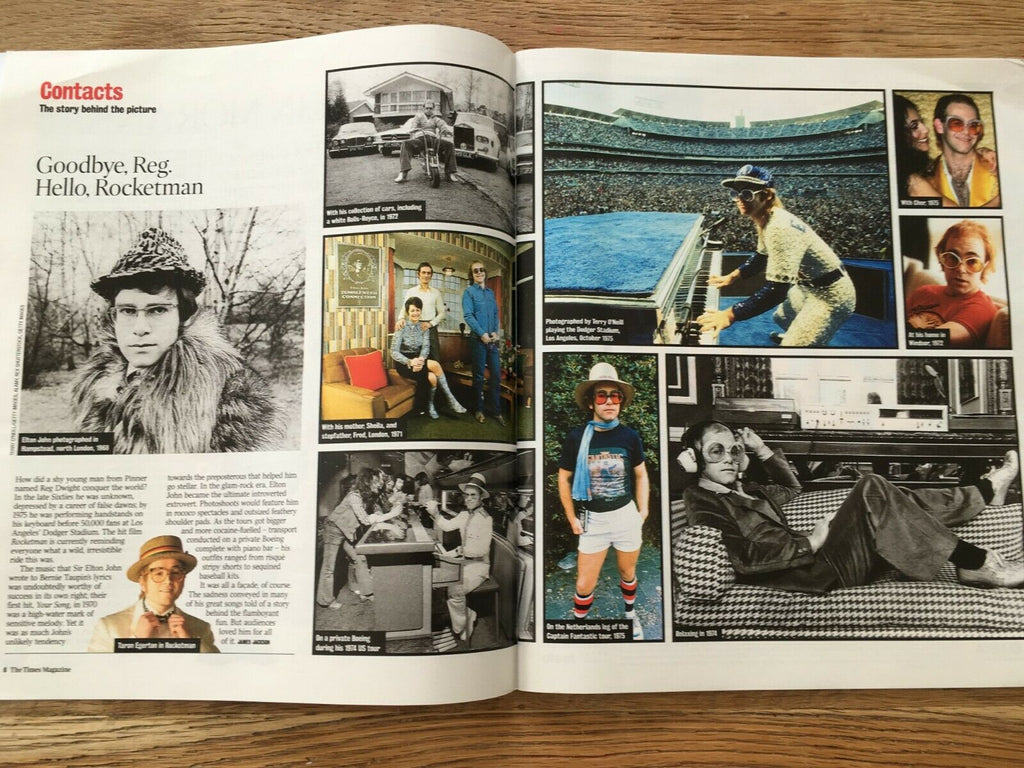 TIMES magazine 8th June 2019 Anja Rubik cover and interview - Sir Elton John