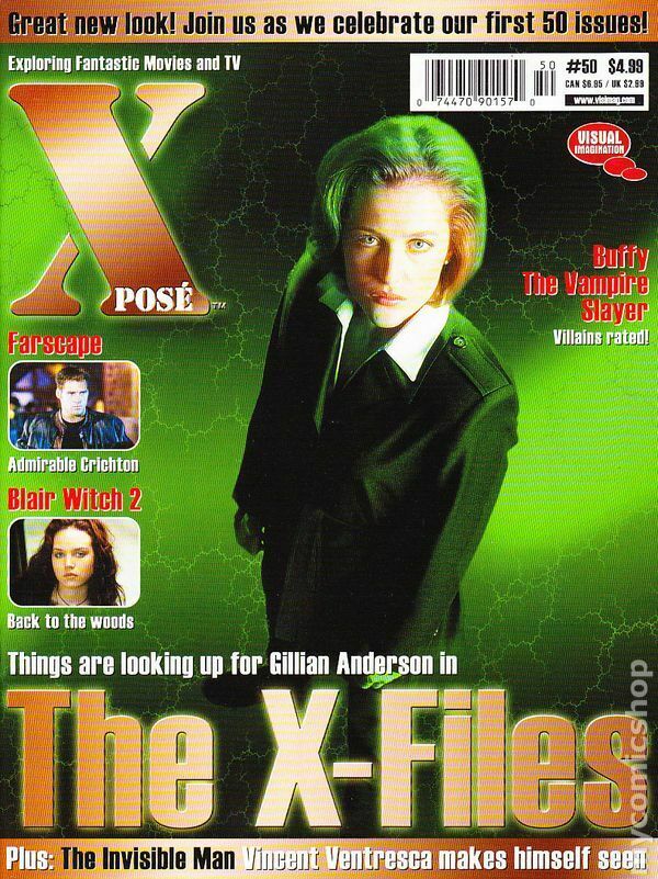 Xpose (Visual Imagination) #50 - Gillian Anderson Vintage Cover