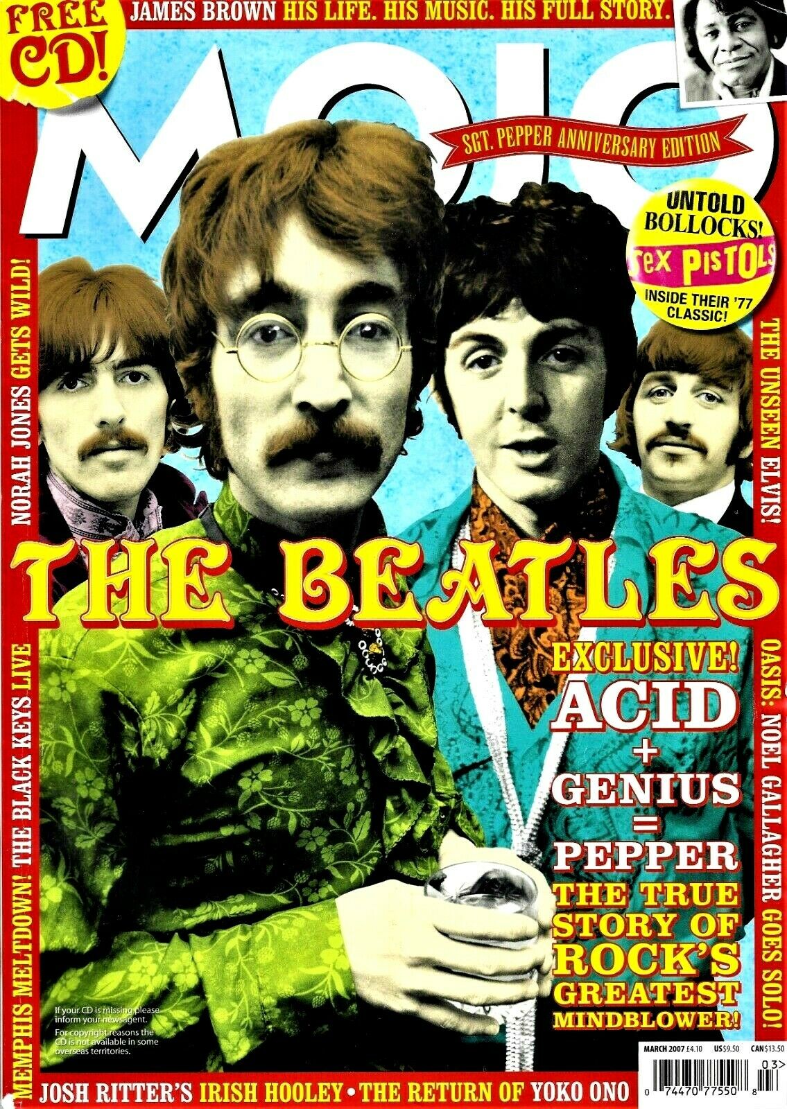 MOJO Magazine March 2007: THE BEATLES / SGT. PEPPER
