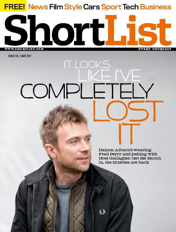 ShortList Magazine Issue 3 May 2012 Damon Albarn Blur Gorillaz