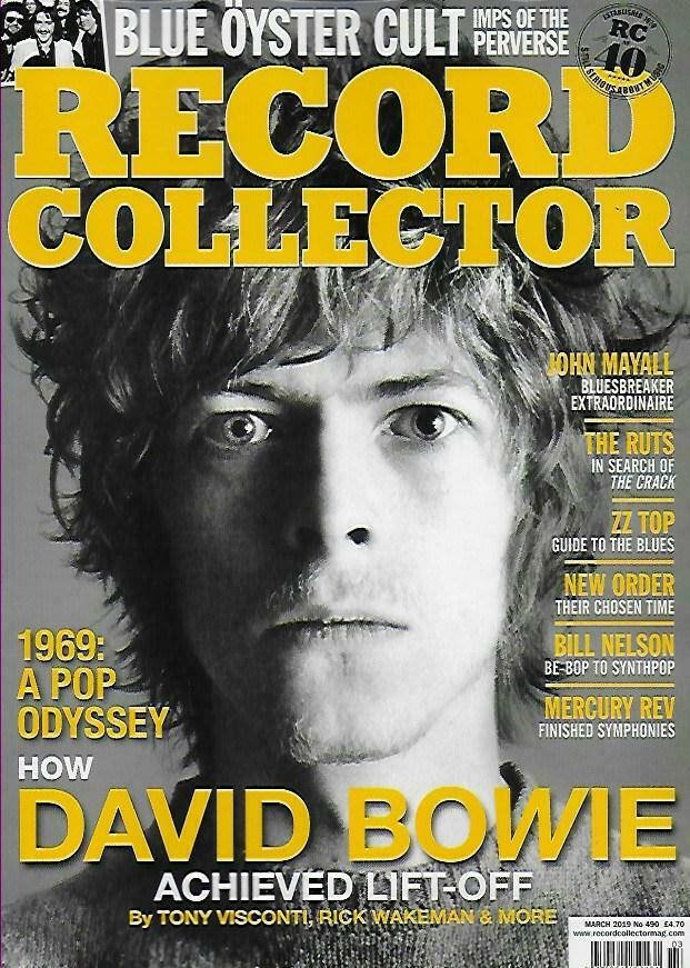 RECORD COLLECTOR Magazine- #490 March 2019: DAVID BOWIE COVER STORY