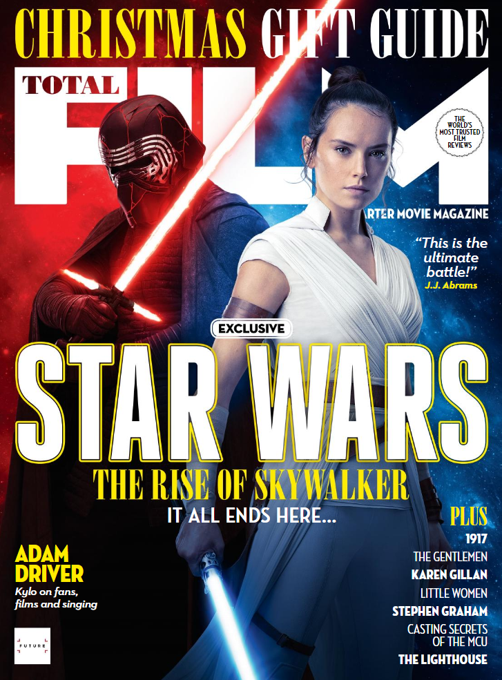 UK TOTAL FILM Magazine December 2019 Star Wars (Adam Driver & Daisy Ridley)