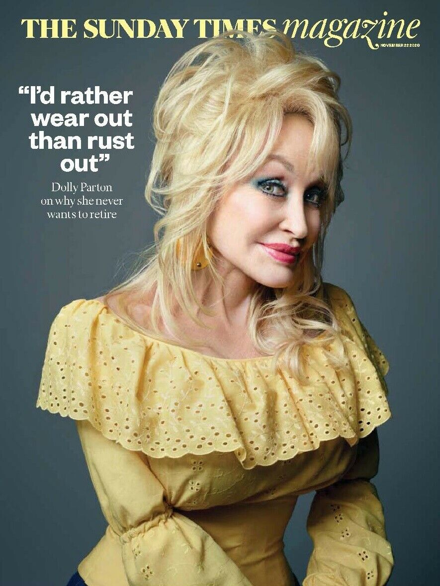 Sunday Times Magazine November 2020: DOLLY PARTON Cover & Interview