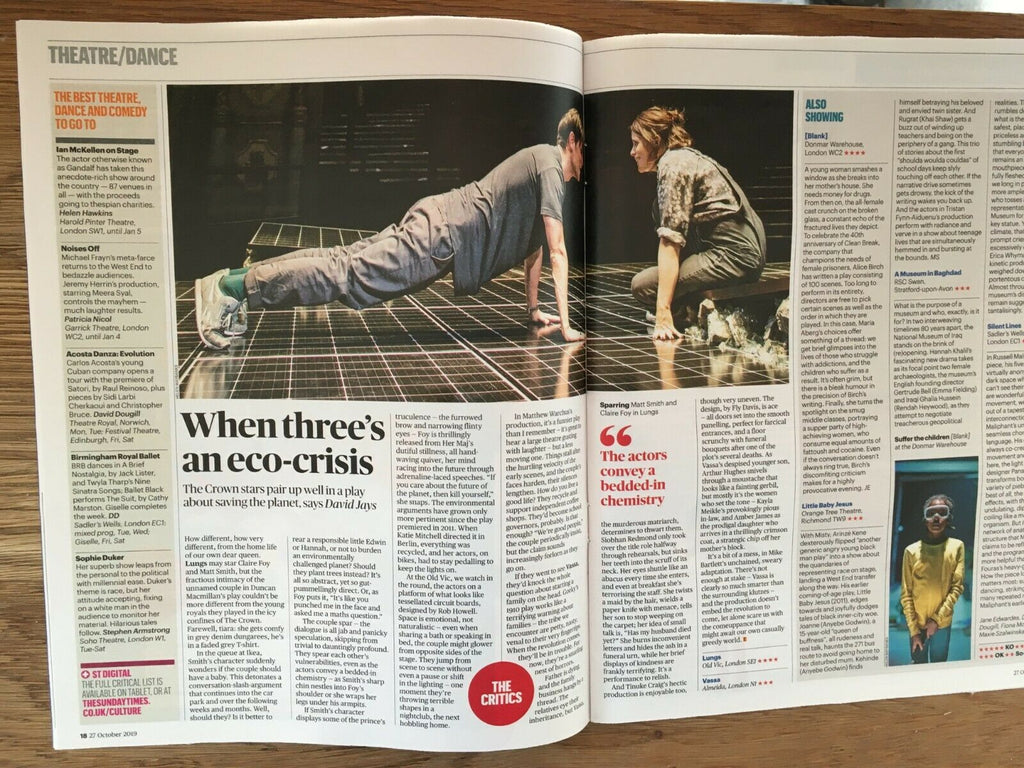 UK CULTURE magazine Oct 2019: RICK ASTLEY Matt Smith REESE WITHERSPOON