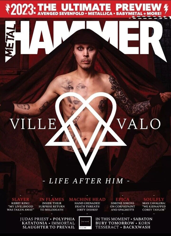 Metal Hammer Magazine - Issue 370 (January 2023) - Ville Valo HIM