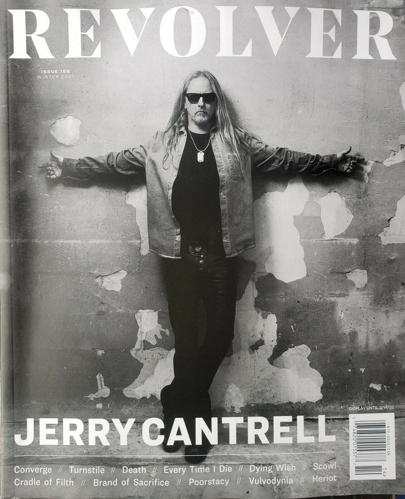 JERRY CANTRELL - ALICE IN CHAINS - REVOLVER MAGAZINE - WINTER 2021 BRAND NEW