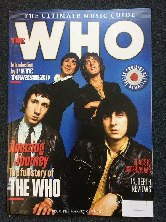 UNCUT - THE WHO - ULTIMATE MUSIC GUIDE (DELUXE REMASTERED EDITION) - MAGAZINE (Roger Daltrey)