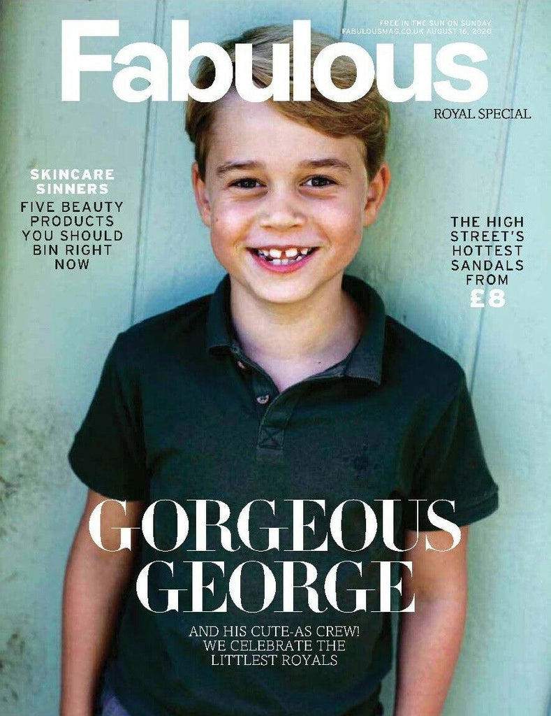 UK Fabulous Magazine Aug 2020: PRINCE GEORGE Kate Middleton PRINCESS CHARLOTTE