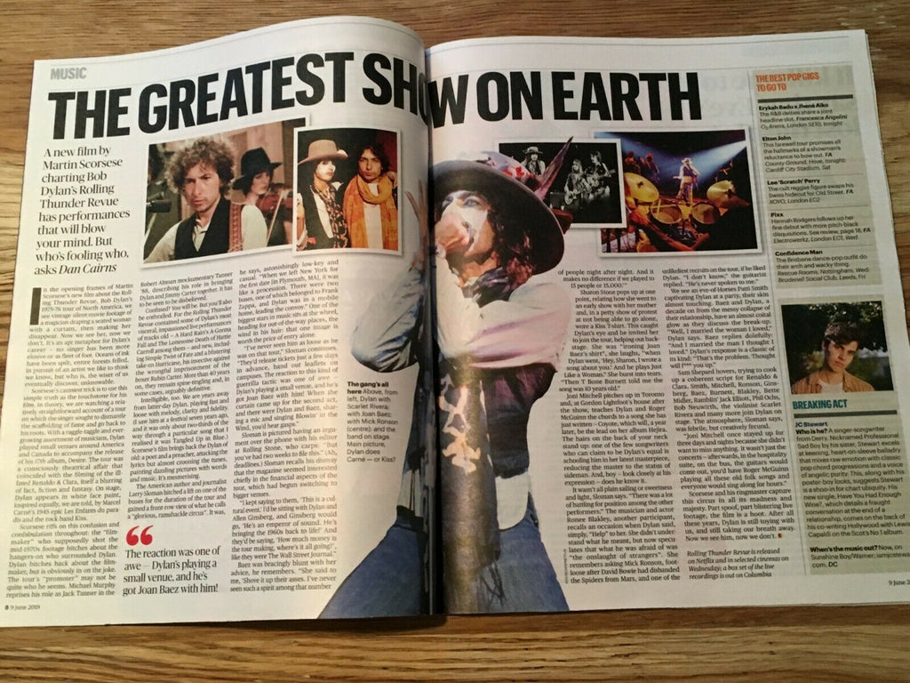 UK CULTURE Magazine June 2019: BILL NIGHY Bob Dylan MARGOT FONTEYN Emma Thompson