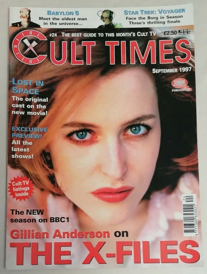 CULT TIMES #24 EUROPEAN MAGAZINE THE X-FILES GILLIAN ANDERSON