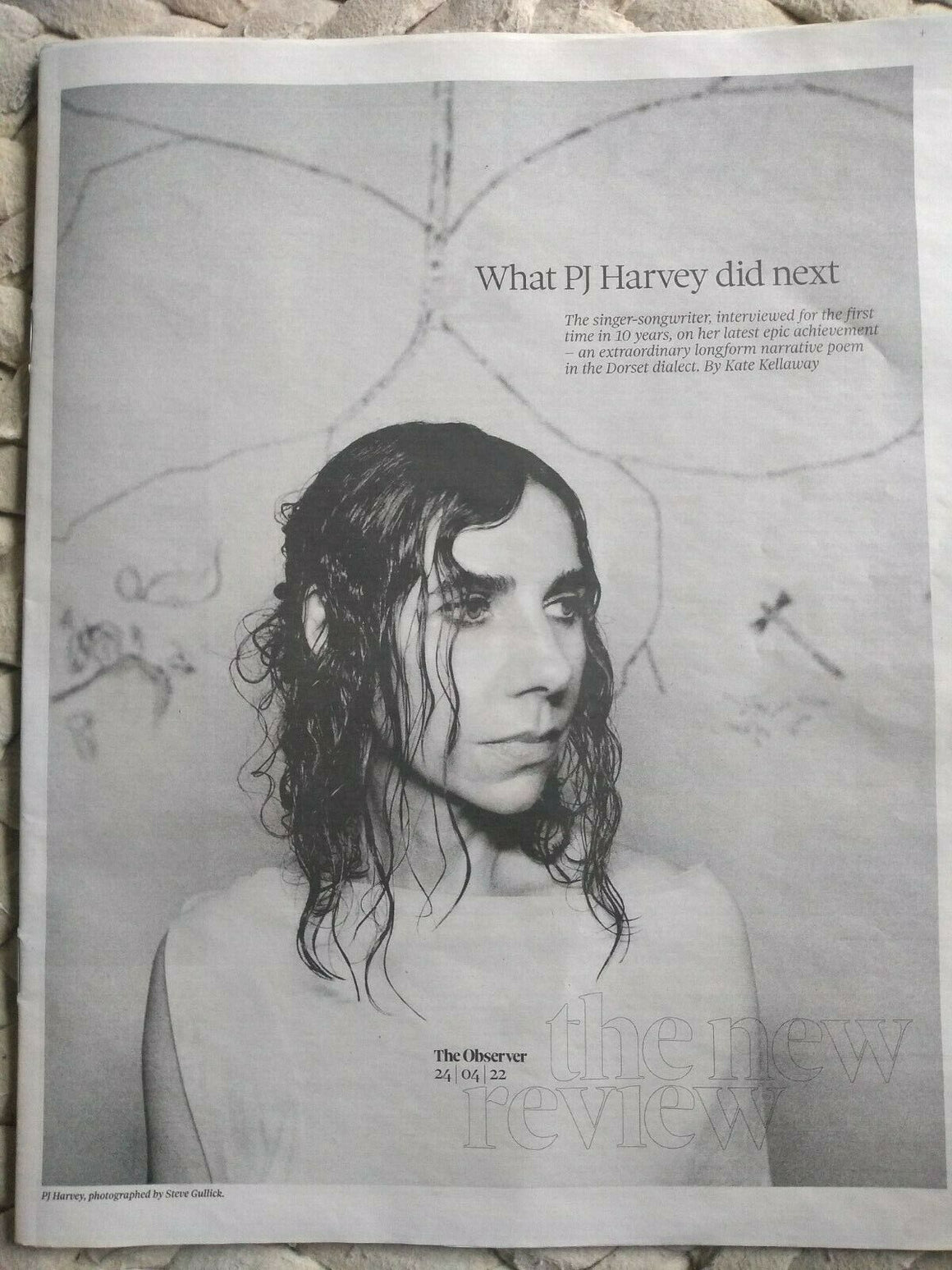 OBSERVER REVIEW 24/04/2022 PJ HARVEY COVER INTERVIEW