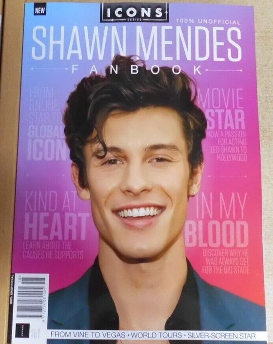 Icons Series magazine #18 2022 Shawn Mendes Fanbook - Vine to Vegas