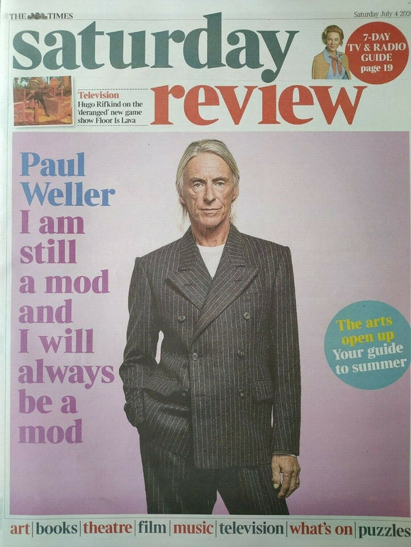 UK Times Review July 2020: PAUL WELLER COVER FEATURE