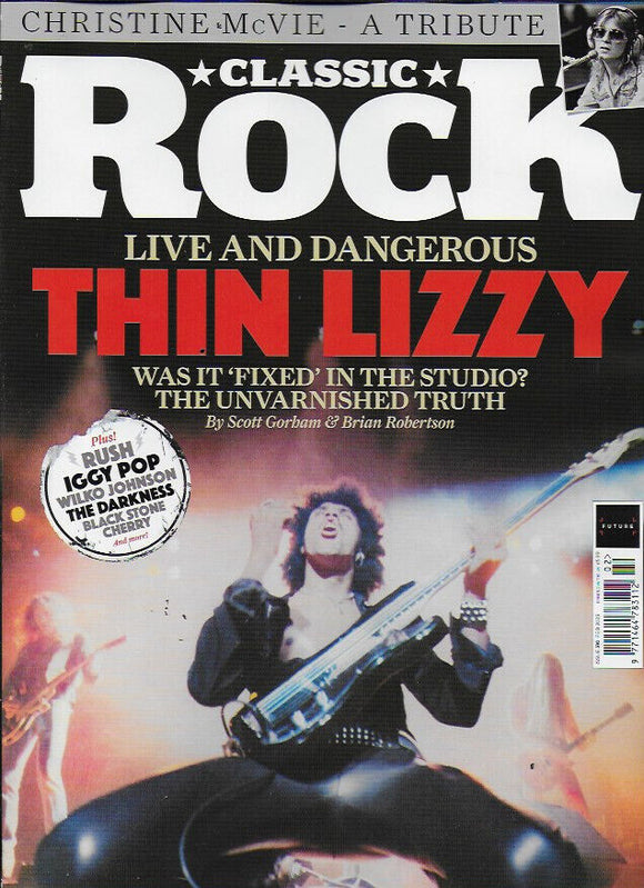 CLASSIC ROCK - Issue 310 / February 2023 Thin Lizzy Phil Lynott