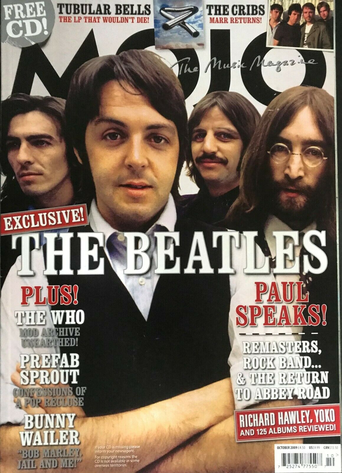 MOJO Magazine - October 2009 The Beatles Cover - Paul McCartney Speaks