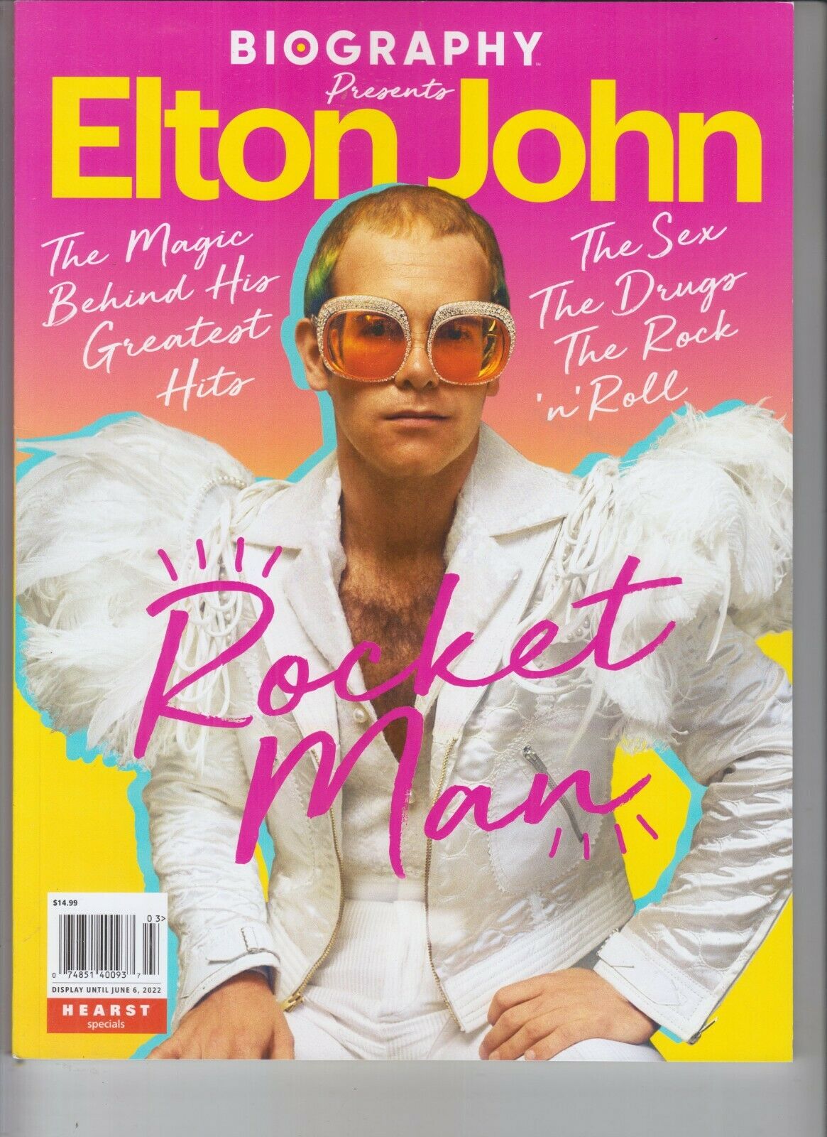 Elton John Rocket Man Hearst Biography Magazine 2022 Magic Behind Grea Yourcelebritymagazines