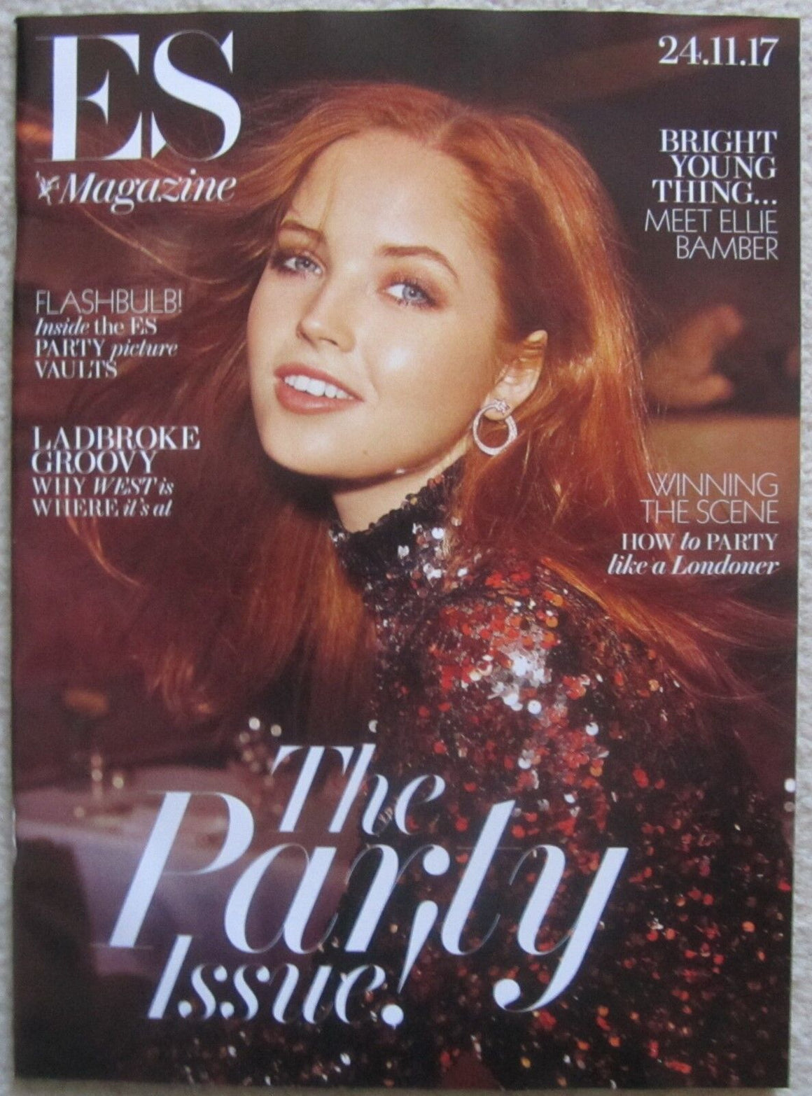 Ellie Bamber – ES magazine – 24 November 2017