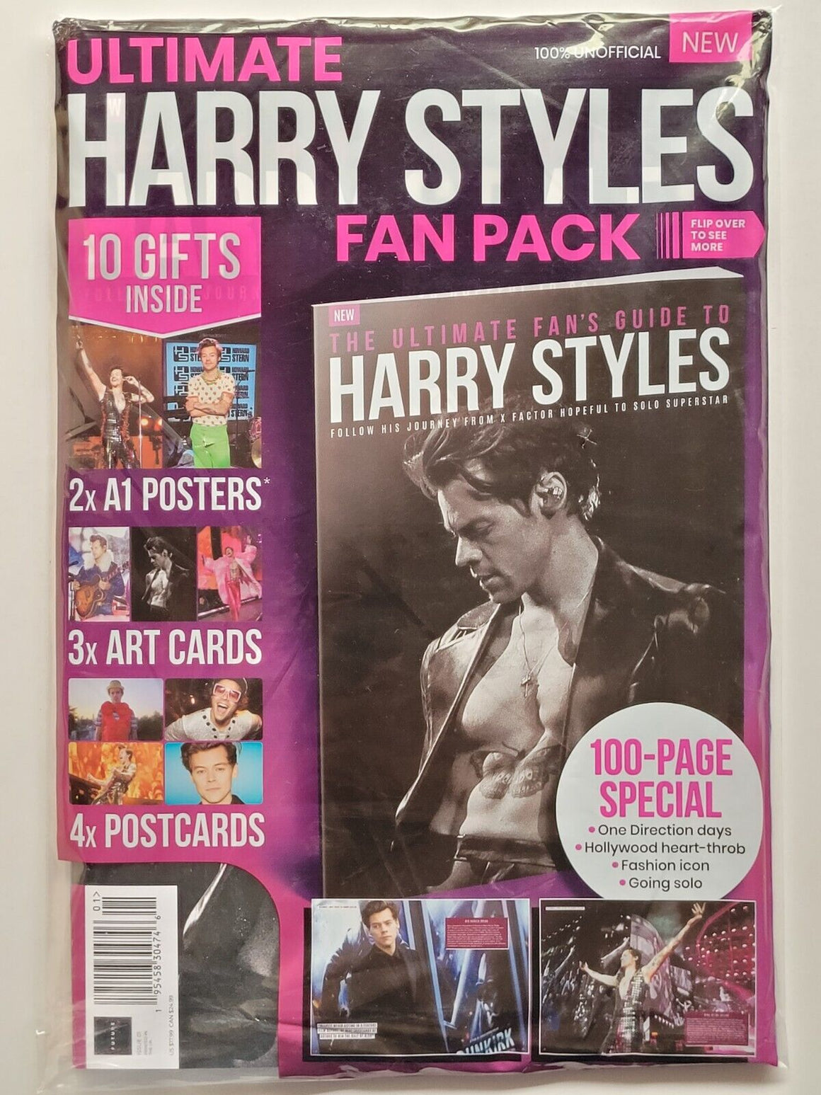 HARRY STYLES ULTIMATE FAN PACK Magazine/Posters/Post & Art Cards / NEW SEALED (US Only)