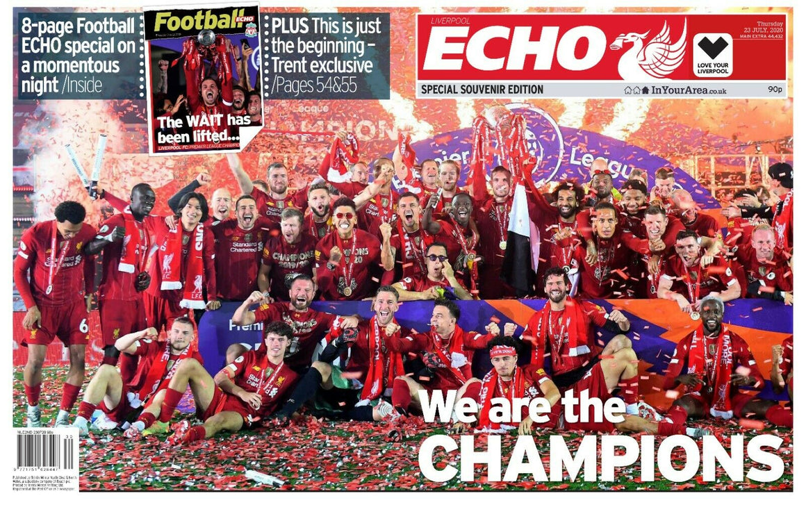 Liverpool FC – Liverpool Echo TROPHY PRESENTATION SPECIAL - 23rd July 2020